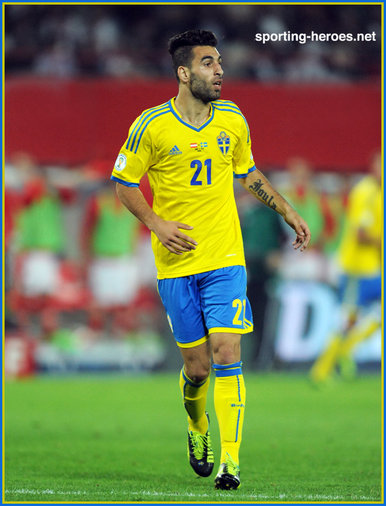 Jimmy DURMAZ - Sweden - 2014 World Cup Qualifying matches for Sweden.