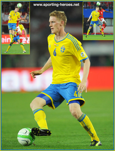 Rasmus Elm - Sweden - 2014 World Cup Qualifying matches for Sweden.
