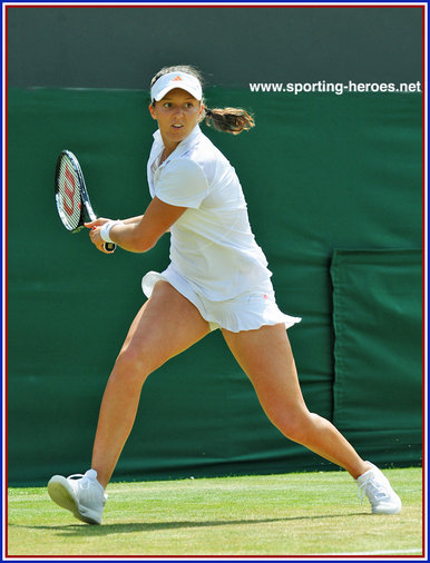 Laura ROBSON - Great Britain & N.I. - Last sixteen at 2013 Wimbledon Lawn Tennis Championships.