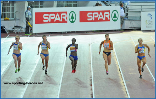 Hrystyna STUY - Ukraine - 2012: Silver medal European 200m Championship.