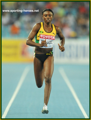 Shericka Williams - Jamaica - 2011: 6th at World Athletics Championships in the 400m.