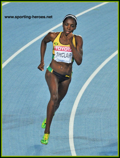 Kenia Sinclair - Jamaica - Finalist at 2011 World Championships & 2008 Olympics.