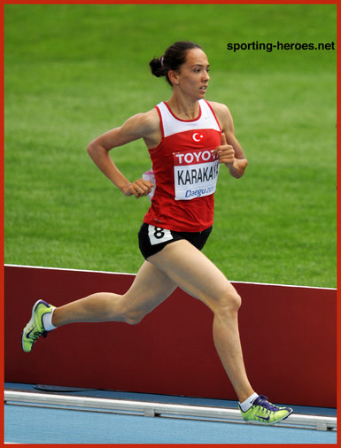 Tugba  KARAKAYA - Turkey - 8th in 1500m at the 2011 World Athletics Championships.
