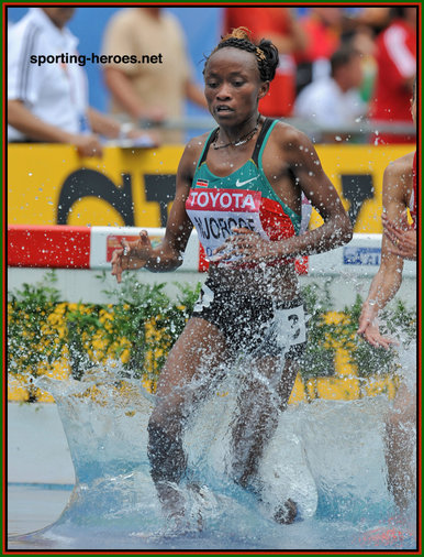Mercy Wanjiku NJOROGE - Kenya - 2011 World Championships 4th in steeplchase.