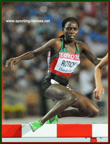 Lydia ROTICH - Kenya - 4th at 2011 World Championships in 3000m steeplchase.