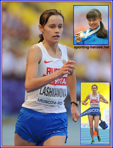 Elena LASHMANOVA - Russia - 2013: World Champion at 20 km race walk.