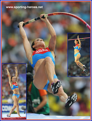 Yelena Isinbayeva - Russia - 2013: Third World Championship win for World Record holder.