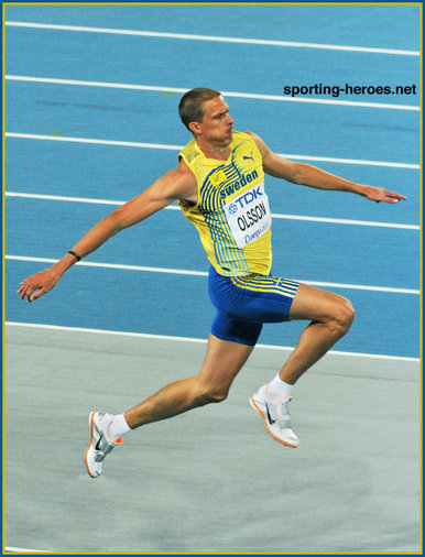 Christian Olsson - Sweden - 2011 World Athletics Championships 6th place in triple jump.