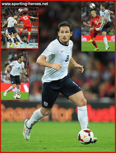 Frank Lampard Jnr - England - 2014 World Cup Qualifying matches for England.