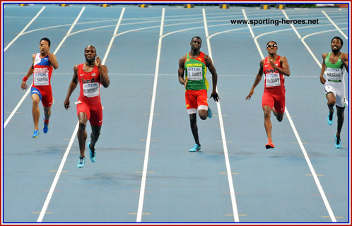 Tony McQUAY - U.S.A. - 2013: Silver medal 400m at World Athletics Championships.