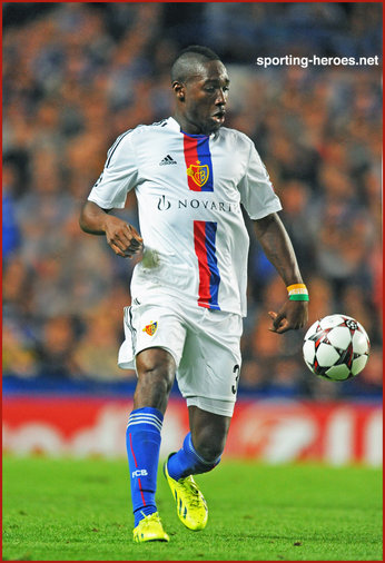 Giovanni  SIO - Basel 1893 FC - 2013/14 Champions League matches.