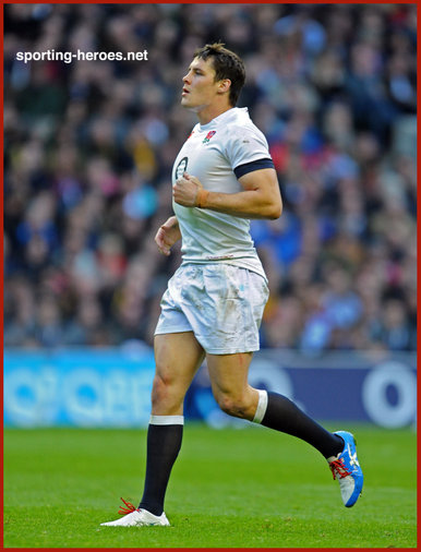 Joel TOMKINS - England - International Rugby Caps for England.