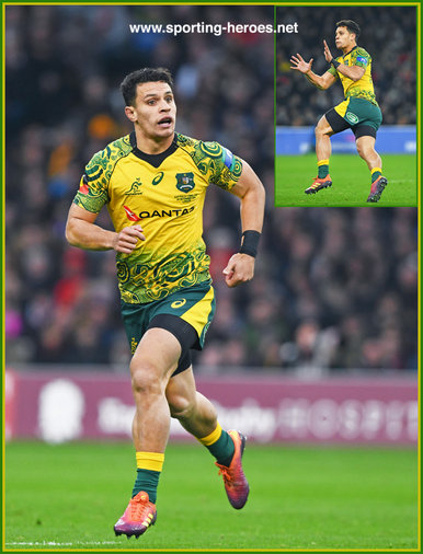 Matt TOOMUA - Australia - International rugby union caps.