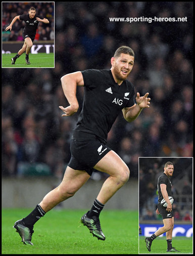 Tawera KERR-BARLOW - New Zealand - International rugby matches.