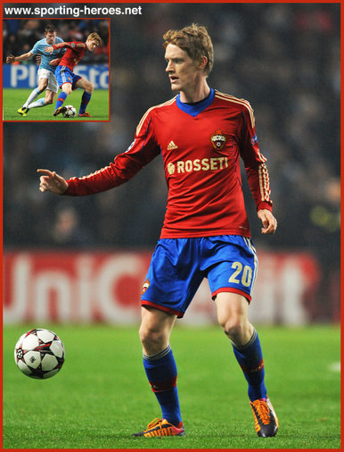 Rasmus Elm - CSKA Moscow - 2013/14 Champions League matches.
