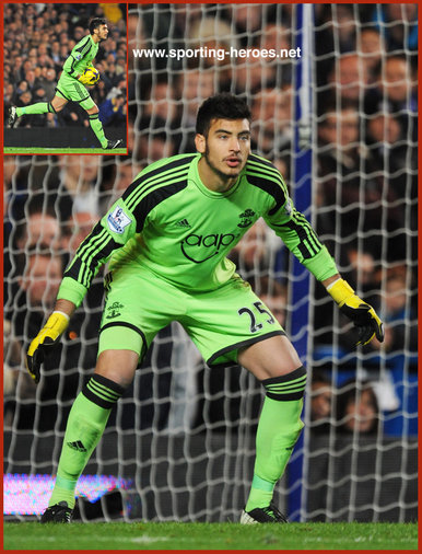 Paulo GAZZANIGA - Southampton FC - Premiership Appearances