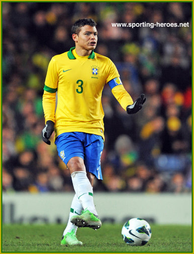 Thiago Silva - Brazil - International football matches for Brazil in 2013.