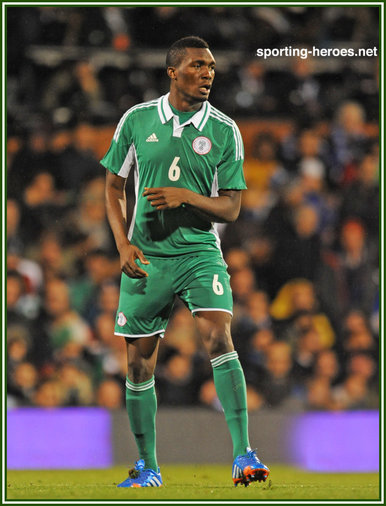 Azubuike EGWUEKWE - Nigeria - 2014 World Cup play-off games against Ethiopia.
