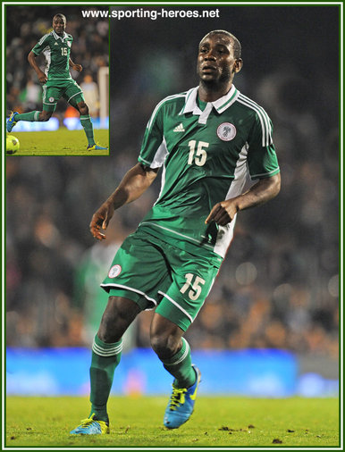 Solomon KWAMBE - Nigeria - 2014 World Cup play-off games against Ethiopia.