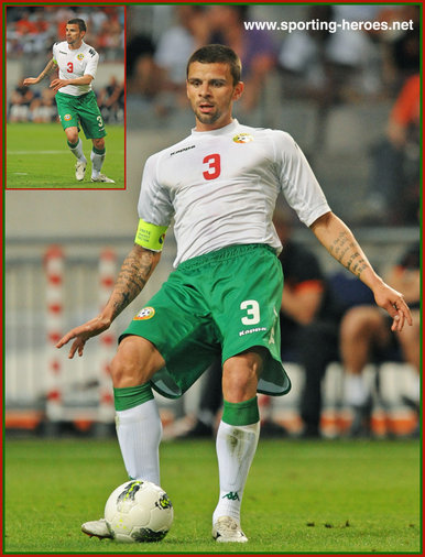 Valentin Iliev - Bulgaria - International football matches for Bulgaria in 2012.