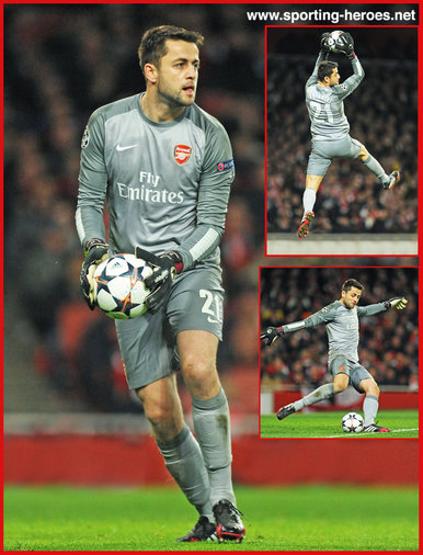 Lukasz Fabianski - Arsenal FC - 2013/14 Champions League matches.