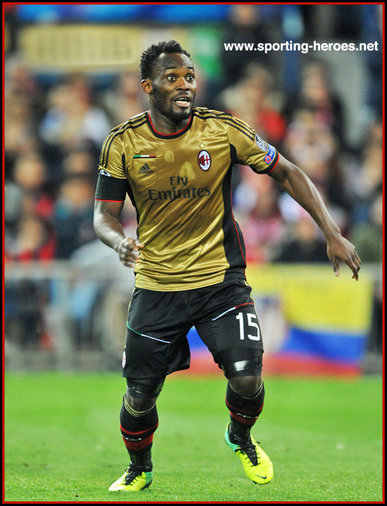 Michael Essien - Milan - 2013/14 Champions League matches.