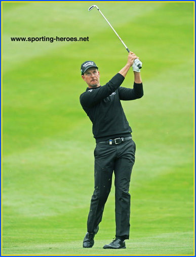 Henrik Stenson - Sweden - 3rd. at US PGA & 7th.at 2014 European PGA. Plus Ryder Cup.