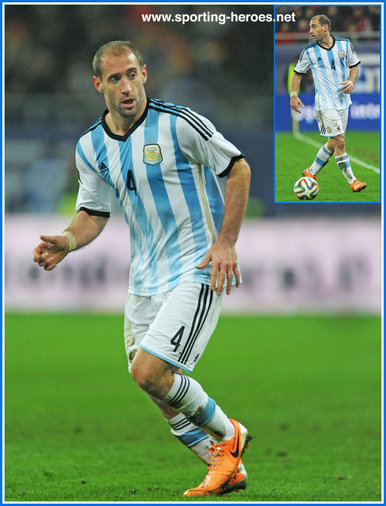 Pablo Zabaleta - Argentina - 2014 World Cup Finals in Brazil.