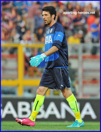 Gianluigi Buffon - Italian footballer - 2014 World Cup Finals in Brazil.