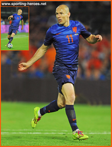 Arjen Robben - Nederland - 2014 World Cup Finals in Brazil.