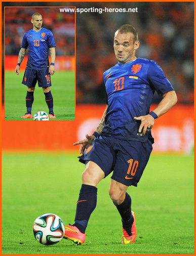 Wesley Sneijder - Nederland - 2014 World Cup Finals in Brazil.