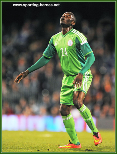 Uche NWOFOR - Nigeria - 2014 World Cup Finals in Brazil.