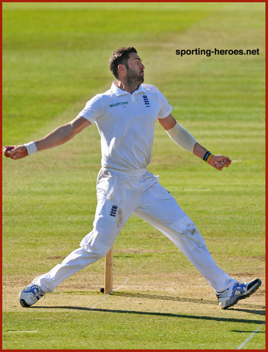 Liam Plunkett - England - Cricket Test Record for England.
