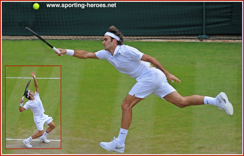 Roger Federer - Switzerland - 2014 Runner-up at Wimbledon 2014, semi finals in Aussie & U.S.