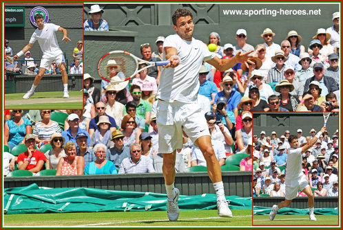 Grigor DIMITROV - Bulgaria - Semi-finalist at Wimbledon 2014.