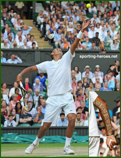 Nick KYRGIOS - Australia - Quarter-finalist at Wimbledon 2014.