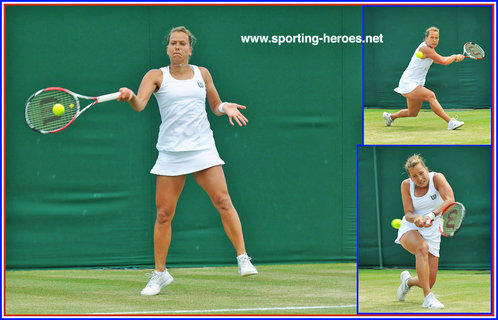 Barbora ZAHLAVOVA-STRYCOVA - Czech Republic - Quarter-finalist at Wimbledon 2014.