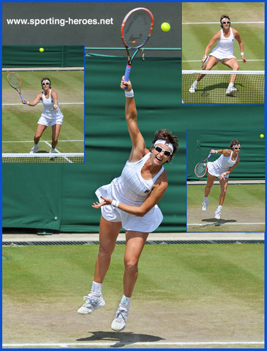 Yaroslava Shvedova - Kazakhstan - Last sixteen at Wimbledon 2014.