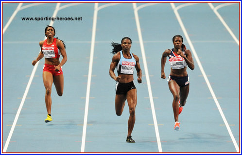 Francena MCCORORY - U.S.A. - Four 4x400m Gold medals at Major Championships.