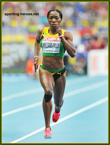 Novlene Williams-Mills - Jamaica - 400 metres finalist at 2013 World Championships.