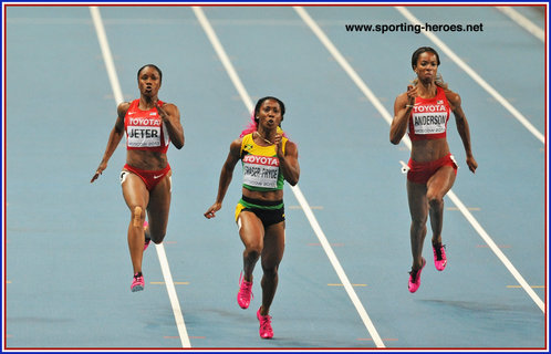 Alexandria ANDERSON - U.S.A. - Finalist in 100m at 2013 World Championships.