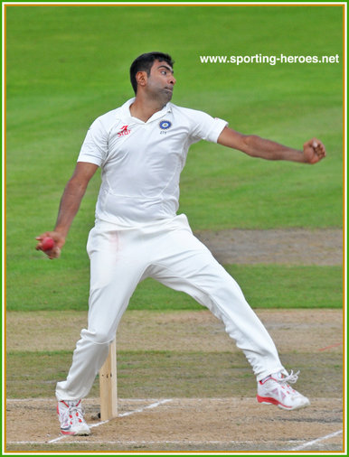 Ravichandran ASHWIN - India - Test Record