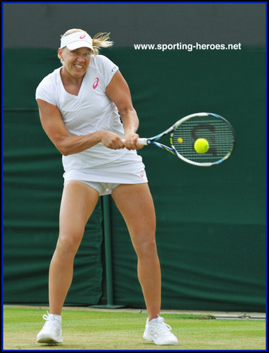 Kaia Kanepi - Estonia - Last sixteen at U.S. Open in 2014.