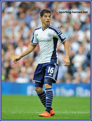 Cristian GAMBOA - West Bromwich Albion - Premiership Appearances