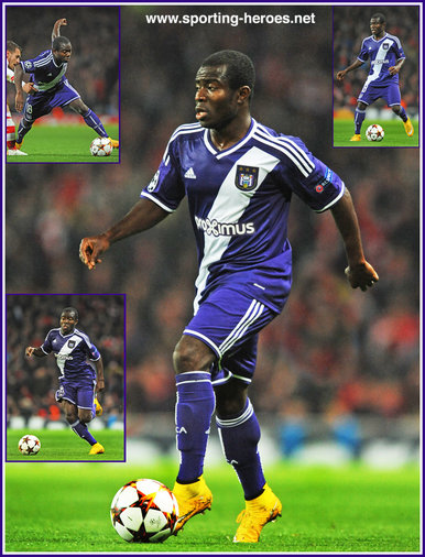 Frank ACHEAMPONG - Anderlecht - 2014/15 Champions League matches.