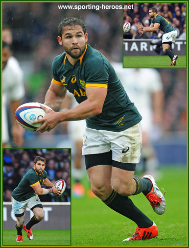 Cobus REINACH - South Africa - International Rugby Caps.