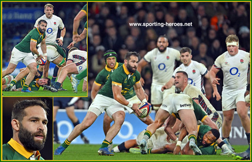 Cobus REINACH - South Africa - International Rugby Caps.