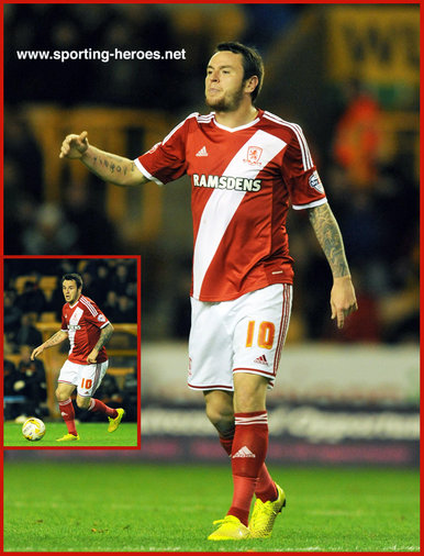 Lee TOMLIN - Middlesbrough FC - League Appearances