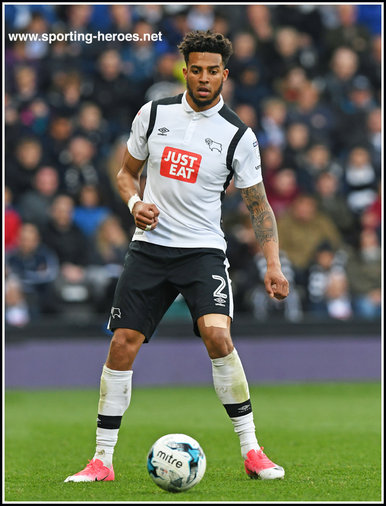 Cyrus CHRISTIE - Derby County - League Appearances