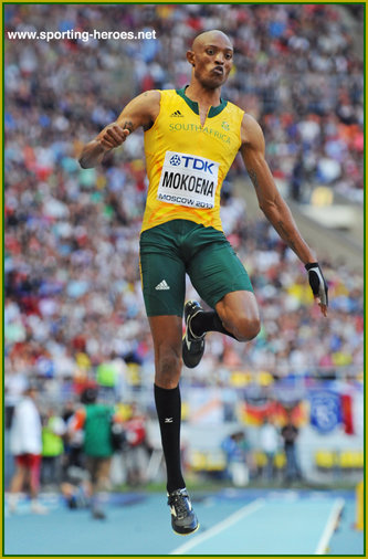 Godfrey Khotso Mokoena - South Africa - 7th. at 2013 World Championships in Moscow.